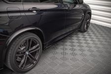 Seitenschweller Ansatz (Paar) V.1 passend für BMW X5 M F85 schwarz Hochglanz