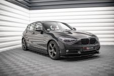 Seitenschweller Ansatz (Paar) passend für BMW 1er F20 schwarz Hochglanz