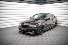 Seitenschweller Ansatz (Paar) V.2 passend für BMW 3er Coupe M-Paket E46 schwarz Hochglanz