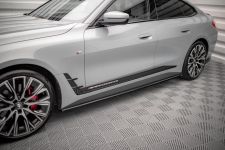 Seitenschweller Ansatz (Paar) V.1 passend für BMW 4er Gran Coupe M-Paket / M440i G26 schwarz Hochglanz