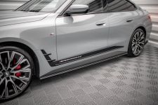 Seitenschweller Ansatz (Paar) passend für BMW 4er Gran Coupe M-Paket G26 schwarz matt