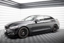 Seitenschweller Flaps passend für BMW 4er Gran Coupe F36 schwarz Hochglanz