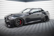 Seitenschweller Ansatz (Paar) V.4 passend für BMW M2 G87 schwarz Hochglanz