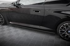 Seitenschweller Ansatz (Paar) passend für BMW 2 Coupe G42 roter Kern