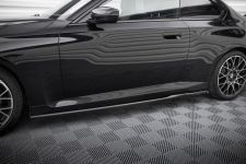 Seitenschweller Ansatz (Paar) V.1 passend für BMW 2 Coupe G42 schwarz Hochglanz