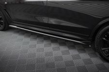 Seitenschweller Ansatz (Paar) passend für BMW X7 M-Paket G07 FL schwarz Hochglanz