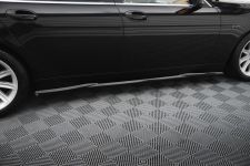 Seitenschweller Ansatz (Paar) passend für BMW 7 E65 schwarz Hochglanz