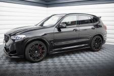 Seitenschweller Ansatz (Paar) passend für BMW X3 M F97 / F97 FL schwarz Hochglanz