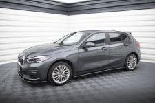 Seitenschweller Ansatz (Paar) passend für BMW 1er F40 schwarz Hochglanz