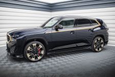 Seitenschweller Ansatz (Paar) passend für BMW XM G09 schwarz Hochglanz