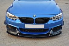 Frontlippe V.3 passend für BMW 4er Coupe / Gran Coupe / Cabrio M-Paket F32 / F36 / F33 schwarz matt