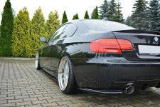 Diffusor Flaps passend für BMW 3er E92 M Paket FL schwarz Hochglanz