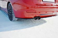 Diffusor Flaps passend für BMW 3er F30 schwarz Hochglanz