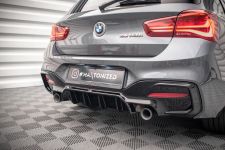 Heckansatz Diffusor passend für BMW 1 F20/ F21 FL M-Power schwarz Hochglanz