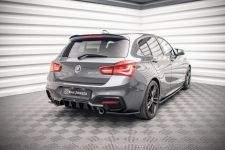 Diffusor Flaps passend für BMW 1er F20 FL M-power schwarz Hochglanz