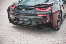 Diffusor Heckansatz passend für BMW i8 schwarz Hochglanz