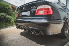 Heckansatz Diffusor passend für BMW M5 / 5 M-Paket E39 schwarz Hochglanz