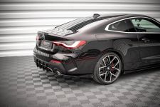 Diffusor Flaps passend für BMW 4er M-Paket G22 / G23 / G22 FL / G23 FL schwarz Hochglanz