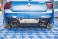 Heckansatz Diffusor V.2 passend für BMW M135i F20 schwarz Hochglanz