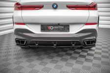 Diffusor Heckansatz V.1 passend für BMW X6 M-Paket G06 schwarz Hochglanz