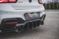 Heckansatz Diffusor V.4 passend für BMW M140i roter Kern