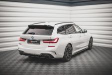 Heckansatz Diffusor passend für BMW 3er G20 / G21 M-Paket schwarz-rot