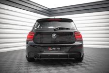 Heckansatz Diffusor passend für BMW 1er F20 schwarz-rot
