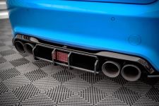 Heckansatz Diffusor passend für BMW M2 F87 roter Kern