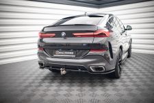 Diffusor Heckansatz V.3 passend für BMW X6 M-Paket G06 schwarz Hochglanz