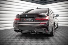 Heckansatz Diffusor passend für BMW 3er M-Paket G20 / G21 schwarz-rot