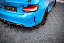 Diffusor Flaps passend für BMW M2 F87 schwarz matt