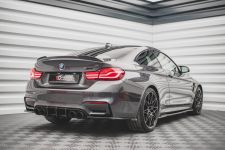 Heckansatz Diffusor passend für BMW M4 F82 schwarz matt