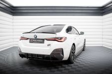 Heckansatz Diffusor passend für BMW i4 M-Paket G26 schwarz-rot