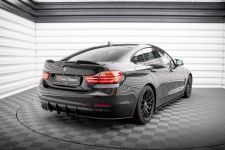 Heckansatz Diffusor passend für BMW 4er Gran Coupe F36 roter Kern