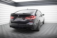 Heckansatz Diffusor passend für BMW 6er GT M-Paket G32 schwarz-rot