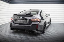 Diffusor Flaps V.1 passend für BMW M2 G87 schwarz Hochglanz