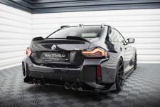 Diffusor Flaps V.2 passend für BMW M2 G87 schwarz Hochglanz