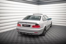 Heckansatz Diffusor passend für BMW 3er Coupe E46 schwarz matt