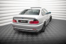 Diffusor Flaps passend für BMW 3er Coupe E46 schwarz Hochglanz