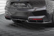 Diffusor Heckansatz passend für BMW iX M-Paket i20 schwarz Hochglanz