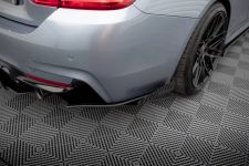 Diffusor Flaps passend für BMW 4er35i Coupe M-Paket F32 schwarz Hochglanz