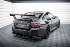 Diffusor Flaps V.1 passend für BMW M2 G87 roter Kern