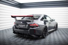 Diffusor Flaps V.2 passend für BMW M2 G87 roter Kern