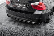 Diffusor Flaps passend für BMW 3er Touring E91 schwarz Hochglanz