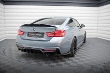 Diffusor Flaps V.5 passend für BMW 4er Coupe M-Paket F32 schwarz Hochglanz