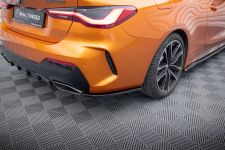 Diffusor Flaps V.1 passend für BMW 4er M440i G22 / G23 / G22 FL / G23 FL schwarz Hochglanz