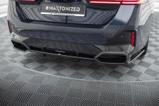 Diffusor Heckansatz V.2 passend für BMW 5er / i5 M-Paket Limousine / Touring G60 / G61 schwarz Hochglanz