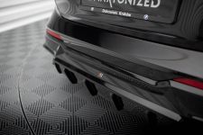 Heckansatz Diffusor passend für BMW 2 G42 schwarz Hochglanz