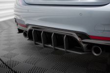 Heckansatz Diffusor passend für BMW 435 Coupe M-Paket F32 schwarz-rot