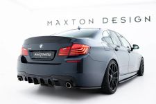 Heckansatz Diffusor V.2 passend für BMW 5er M-Paket F10 / F11 (Einzelauspuff li. re.) schwarz Hochglanz